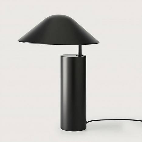Lámpara de mesa Damo E27 negro - Aromas Lámpara de mesa Damo E27 negro - Aromas