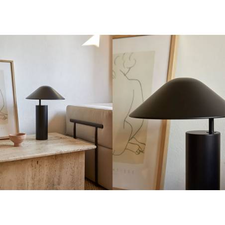 Lámpara de mesa Damo E27 negro - Aromas