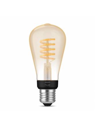 Bombilla inteligente Hue LED E27 Filament ST64 White Ambiance - Philips