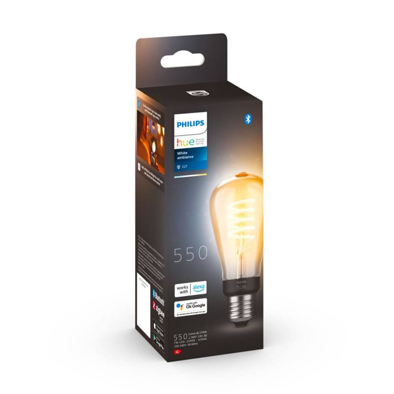 Philips Hue E27 LED Cool white & warm white A60 Non-dimmable Smart lighting  starter kit