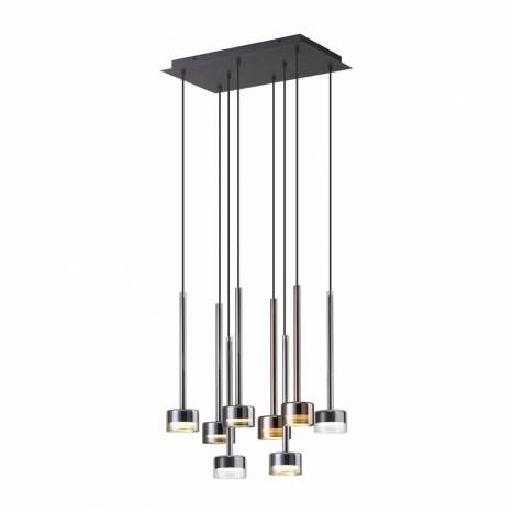 Lámpara colgante Tonic 8L LED 50x30cm GX53 - Mantra Lámpara colgante Tonic 8L LED 50x30cm GX53 - Mantra
