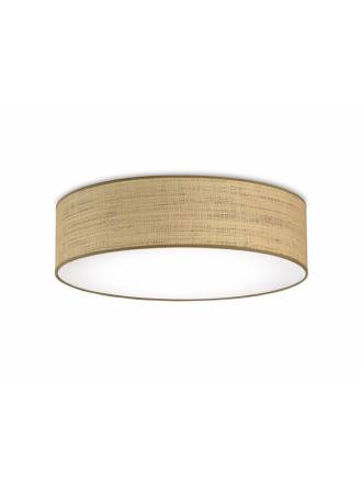 ILUSORIA Rafia Classic E27 fabric ceiling lamp