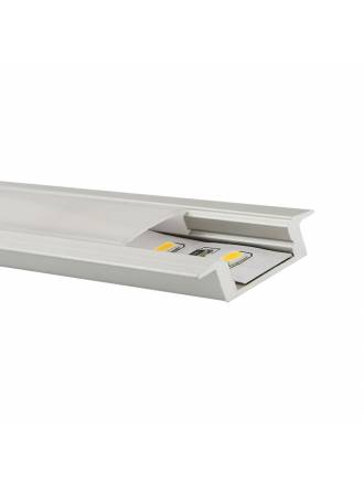 Pletina de aluminio para tiras LED (10cm) - FMAS Automatización