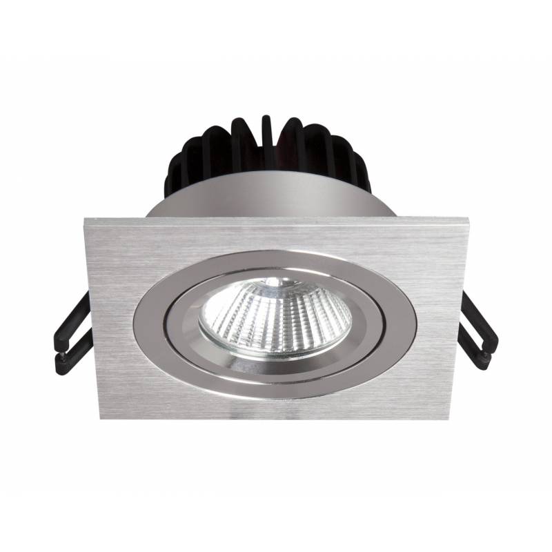 Foco empotrable Rebecca LED COB 10w cuadrado aluminio - Bpm