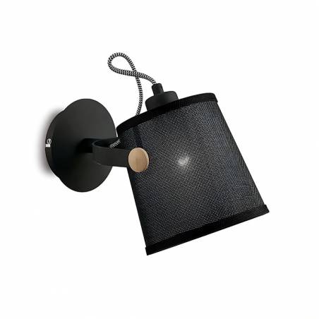 MANTRA Nordica wall lamp 1l E27 black shade