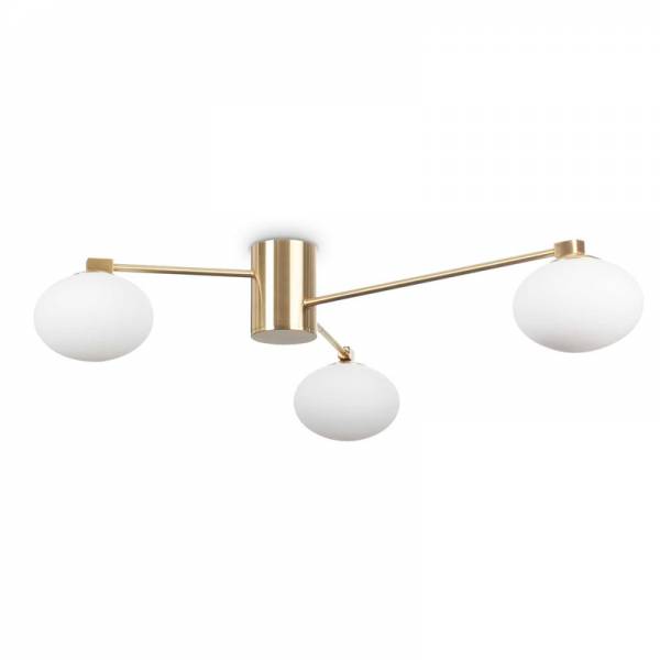 IDEAL LUX Hermes G9 glass ceiling lamp