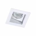 BPM Basit square recessed light white aluminium