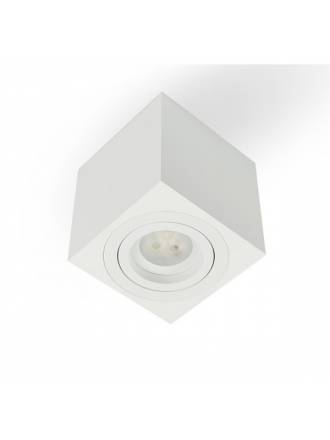 BPM Kup square surface spotlight 1L GU10 white