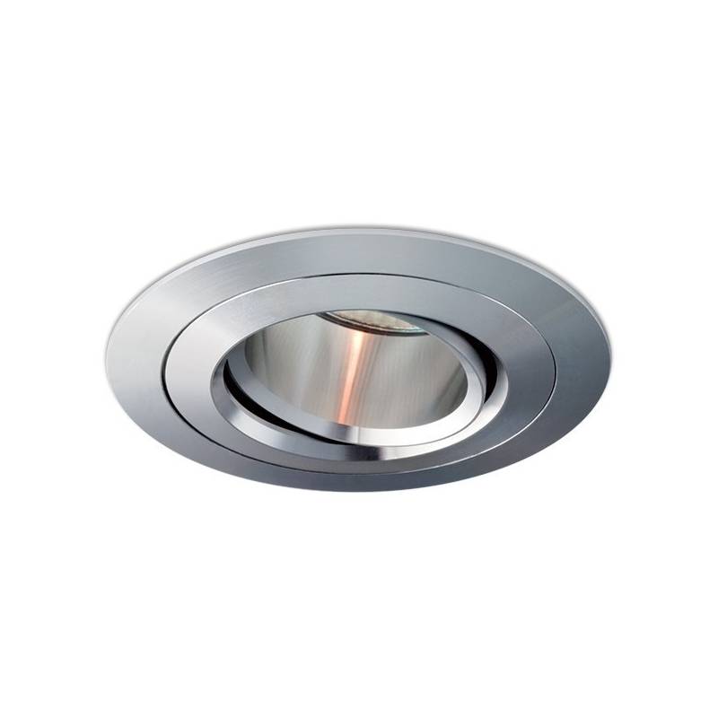 BPM Titan round recessed light aluminium