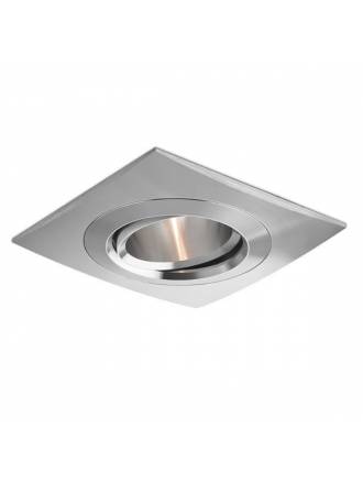 BPM Titan square recessed light aluminium