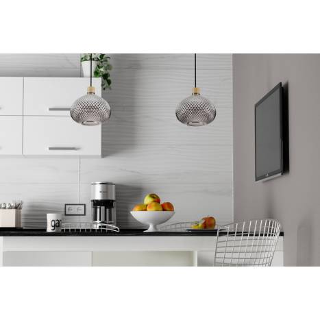Lámpara colgante Bengen E27 cristal  - Ideal Lux