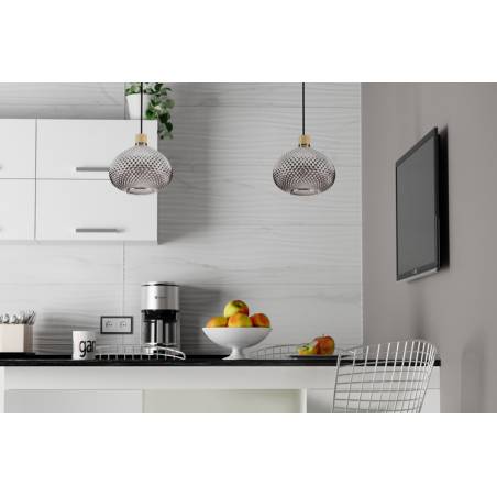 Lámpara colgante Bengen E27 cristal  - Ideal Lux