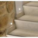 BPM Adima step light LED 3w round white aluminium