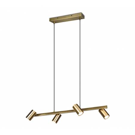 Lámpara colgante Marley GU10 oro - Trio