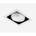 Foco empotrable Kuvet LED 10w alumino blanco de Bpm