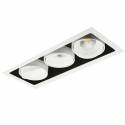 BPM Kuvet recessed light LED 3x10w white aluminium