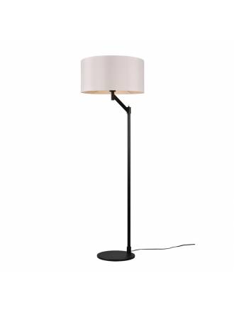 TRIO Cassio E27 fabric floor lamp