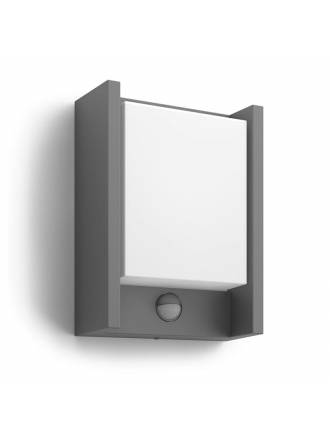 Aplique de pared Arbour LED IR IP44 + sensor - Philips