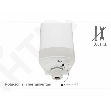 Pantalla estanca Trail 2.0 LED 36w 120cm IP65 - Maslighting