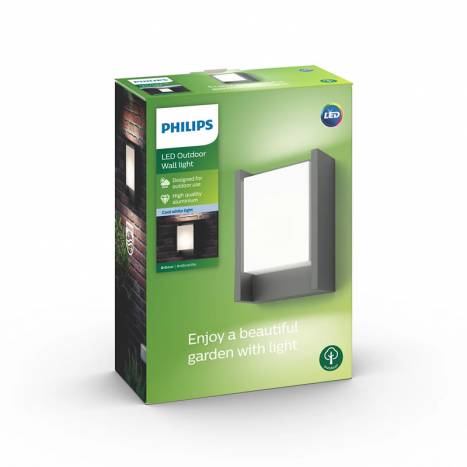 PHILIPS Arbour LED IP44 wall light