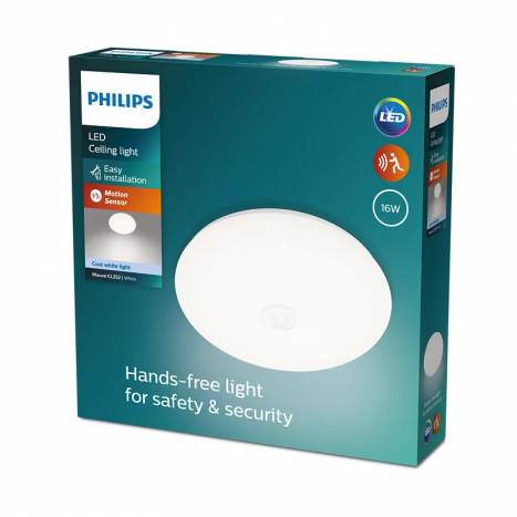 Plafón de techo Mauve sensor PIR LED 16w - Philips