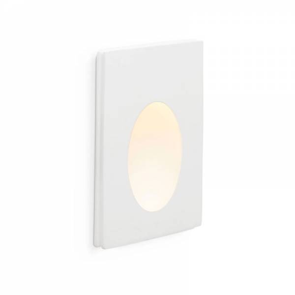 FARO Plas Oval LED plaster wall recessed light
