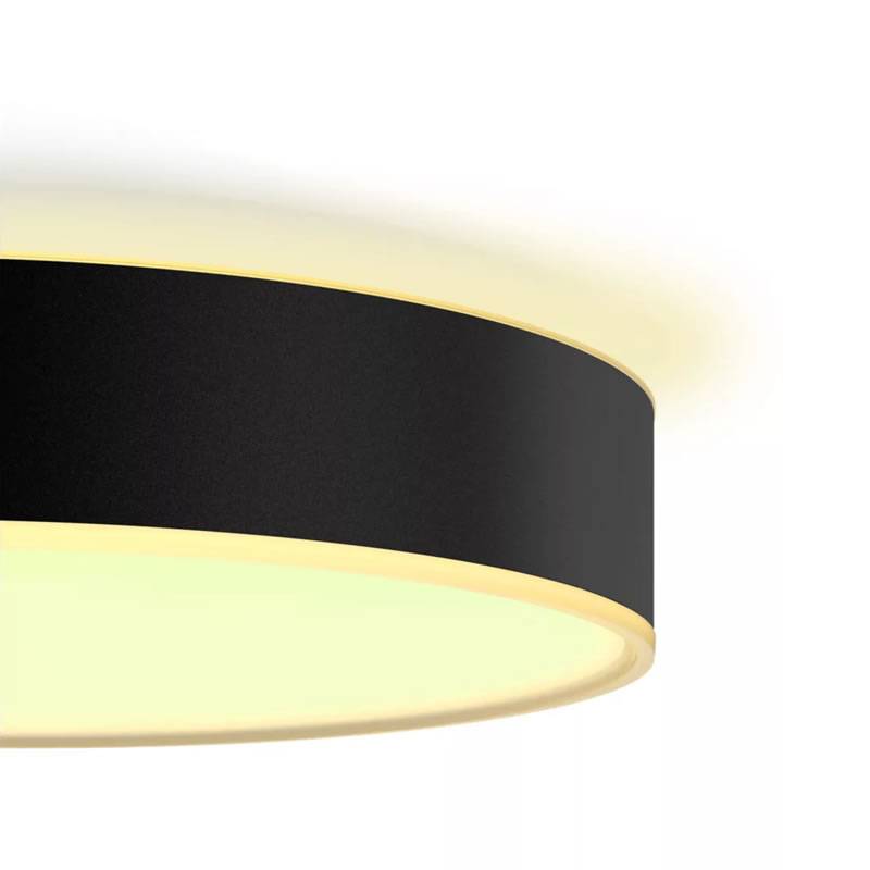 PHILIPS Enrave Hue LED CCT ceiling lamp black PHILIPS Enrave Hue LED CCT ceiling lamp black