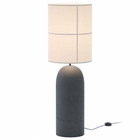 ROBIN Rania E27 floor lamp fabric concrete