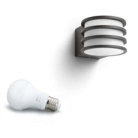 PHILIPS Lucca Hue IP44 LED 2200-2700K wall light