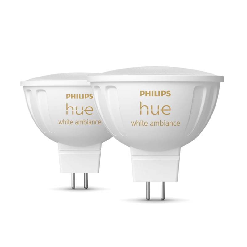Philips Hue White Ambiance Adore Spot with 2 lamps with dimmer switch