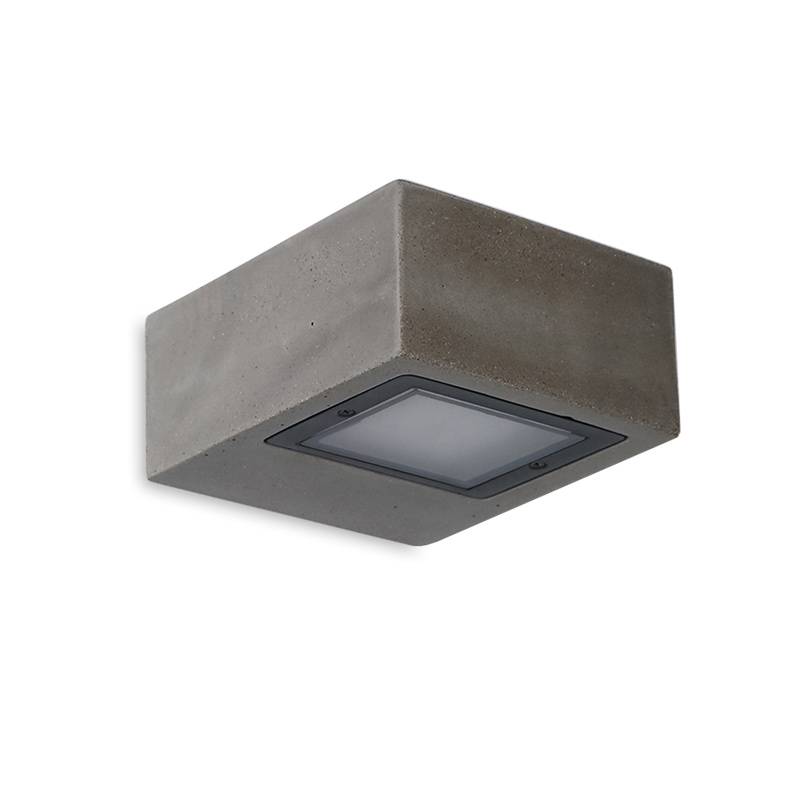 Aplique de pared Izar LED 9w IP65 cemento - ACB Aplique de pared Izar LED 9w IP65 cemento - ACB