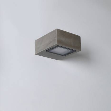 Aplique de pared Izar LED 9w IP65 cemento - ACB