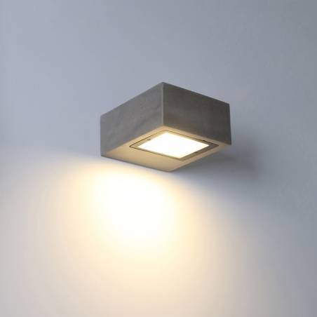 Aplique de pared Izar LED 9w IP65 cemento - ACB