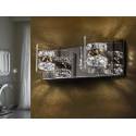 Aplique de pared Flash 2 luces cristal facetado de Schuller