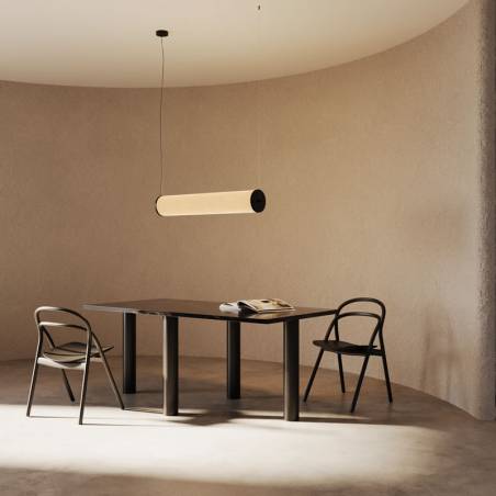 AROMAS Nooi T8 pendant lamp 100cm linen