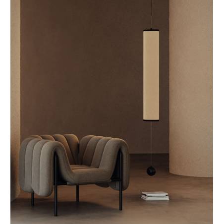 AROMAS Nooi T8 pendant lamp 100cm linen