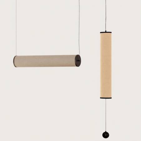 AROMAS Nooi T8 pendant lamp 100cm linen