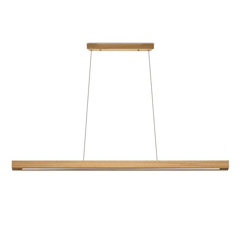 Lámpara colgante MD2431 LED 18w madera - Ineslam Lámpara colgante MD2431 LED 18w madera - Ineslam