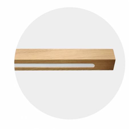 Lámpara colgante MD2431 LED 18w madera - Ineslam