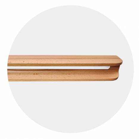 Lámpara colgante MD2436 LED 18w madera - Ineslam