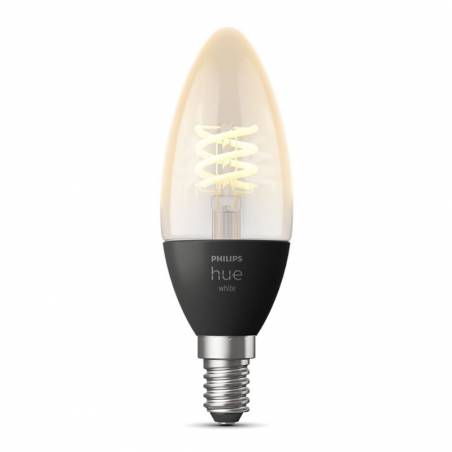 Bombilla inteligente Hue LED E14 Vela Filament White Ambiance - Philips