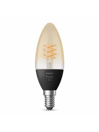 Bombilla inteligente Hue LED E14 Vela Filament White Ambiance - Philips