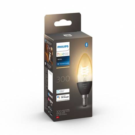 PHILIPS Hue Smart bulb LED Candle Filament E14 White Ambiance