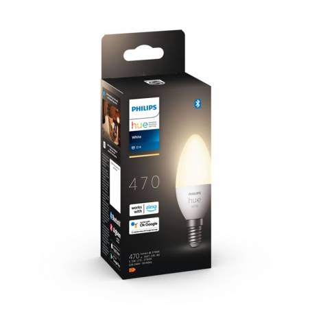 PHILIPS Hue Smart bulb LED Candle E14 5.5w 2700k