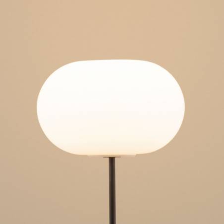 Lámpara de pie Span E27 cristal - Milan