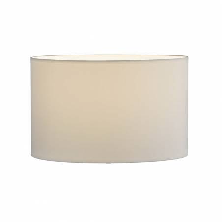 Pantalla tela lisa Ø40cm blanco - ACB