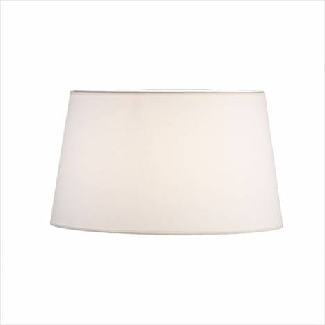Pantalla tela Conica Ø27cm blanco - ACB