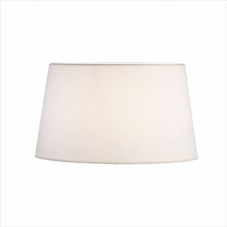 Pantalla tela Conica Ø27cm blanco - ACB