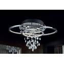 SCHULLER Bruma ceiling lamp Led chrome and glass