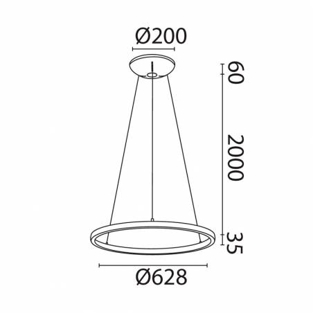 Lámpara colgante Riumar LED - Mantra